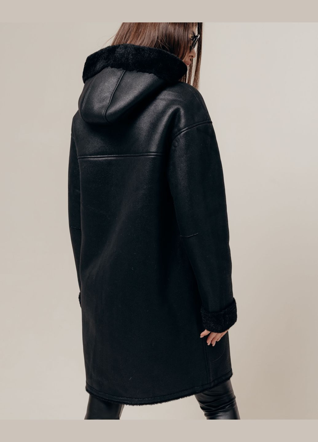 Дубленка двусторонняя черный RR Designer (307059419)