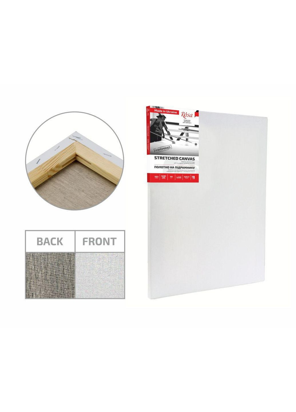 Подрамник см модуль №1 мелкое зерно акрил лен ROSA Роса (362586618)