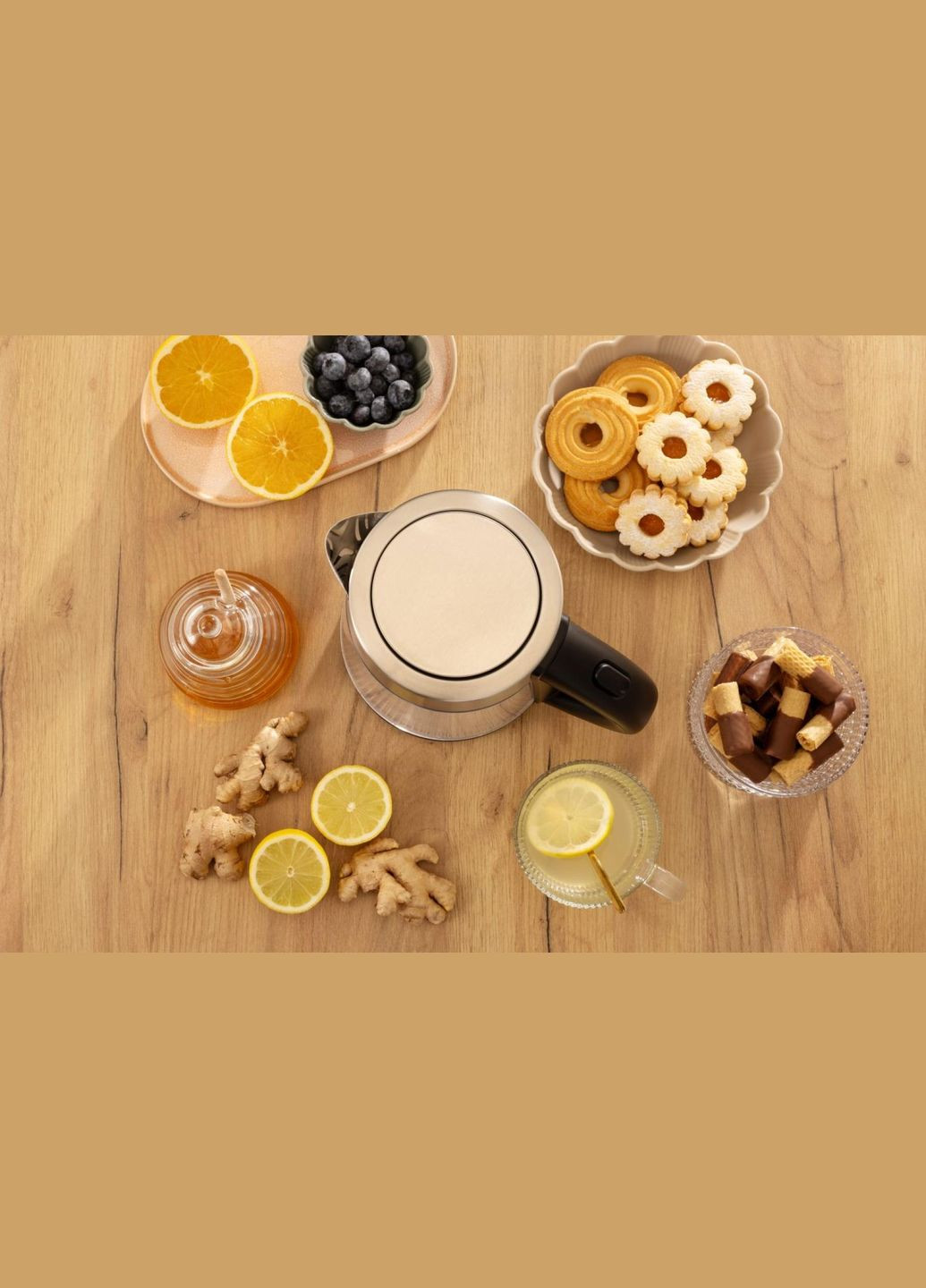 Електрочайник 1.7л, 2,200 Вт, strix контроль, скло, нерж Gorenje (314747996)