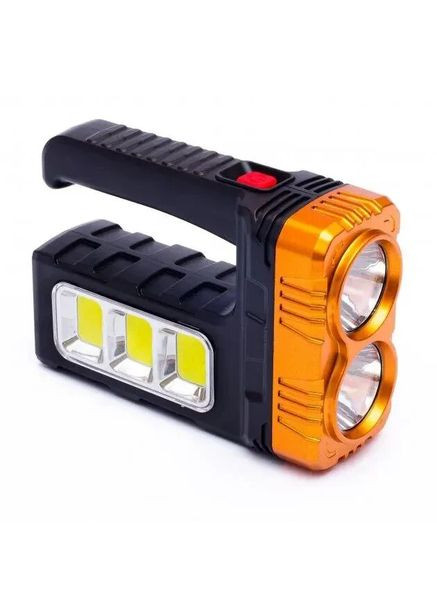 Фонарик ручной аккумуляторный BL-7701B Черно-оранжевый shop (2000999347221) No Brand (368231087)