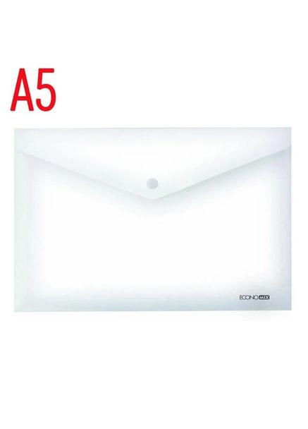 Папка-конверт А5 на кнопці прозора (12) (192) E31316/E31316s ECONOMIX (371898867)