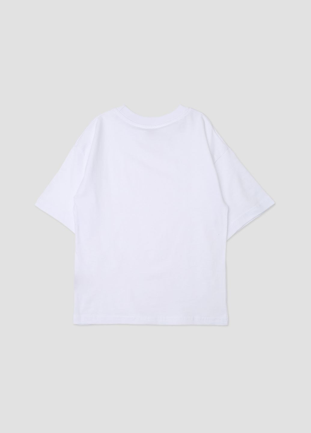Белая демисезонная футболка с коротким рукавом для девочки цвет белый цб-00273361 Yuki