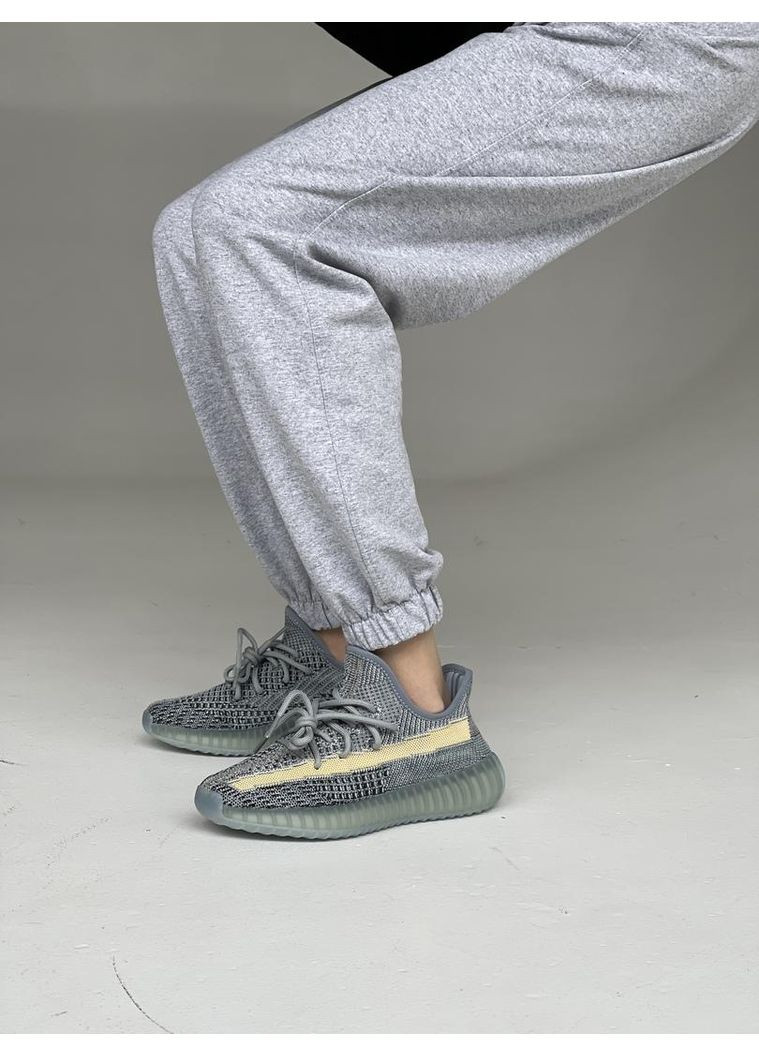КРОСІВКИ ЖІНОЧІ ADIDAS YEEZY BOOST 350 V2 ASH BLUE АДІДАС ІЗІ БУСТ No Brand сірі демісезони (367169550)