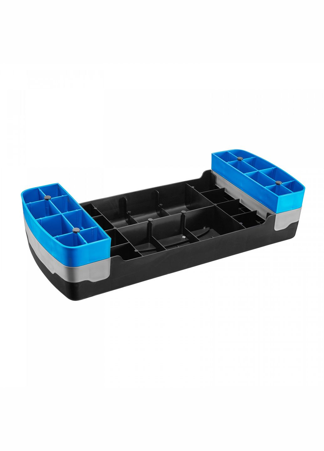 Степ-платформа 2-ступенчатая 69 х 28 х 10-15 см Black/Blue (P-5907222931370) 4FIZJO (301906298)