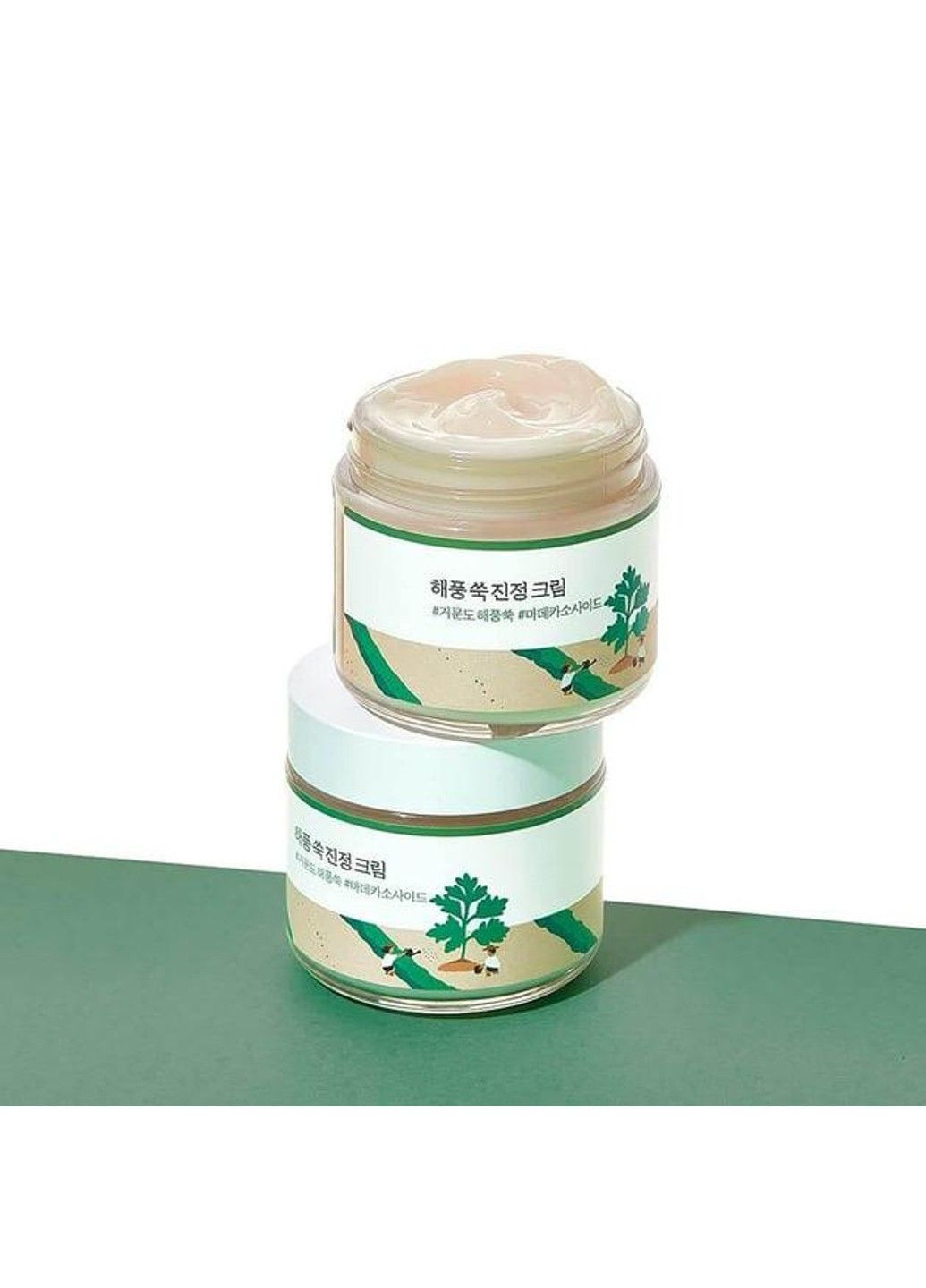 Round Lab Заспокійливий крем з морським полином Mugwort Calming Cream 80 мл — Крем, (356952149)