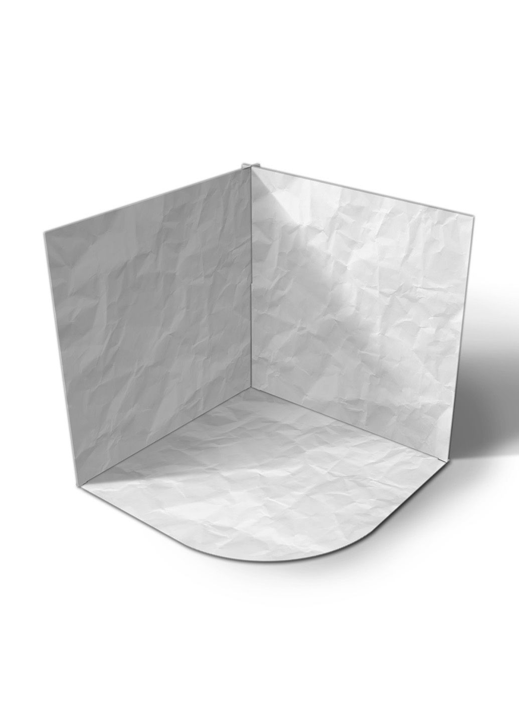 Фотофон 3D для предметної фотозйомки ПВХ кутовий Папір 50х50х50см (FFP-021) No Brand (316702784)