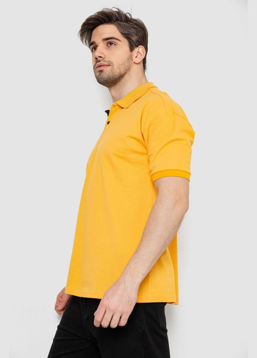 Помаранчева поло чоловіче однотонне Ager 244R2123
