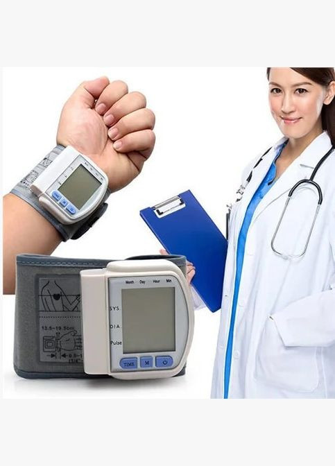 Качественный Точный цифровой Тонометр на запястье CK - 102S. Лучшая Цена! No Brand (334293400)