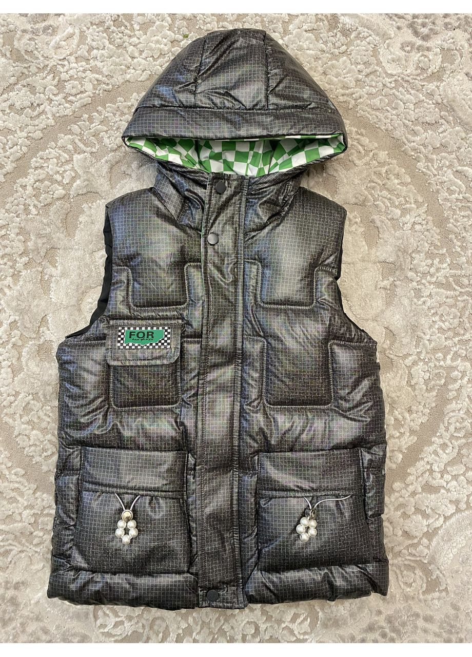 Демисезонный детский жилет безрукавка на девочку 140-160 No Brand (369735424)