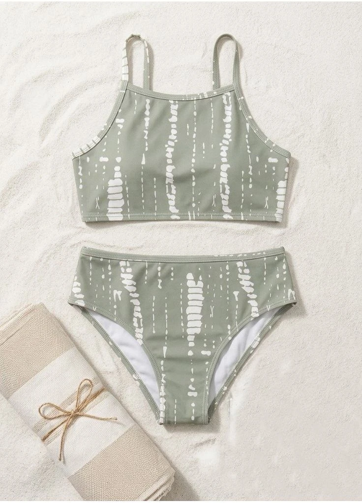 Комбинированный летний купальник раздельный Primark