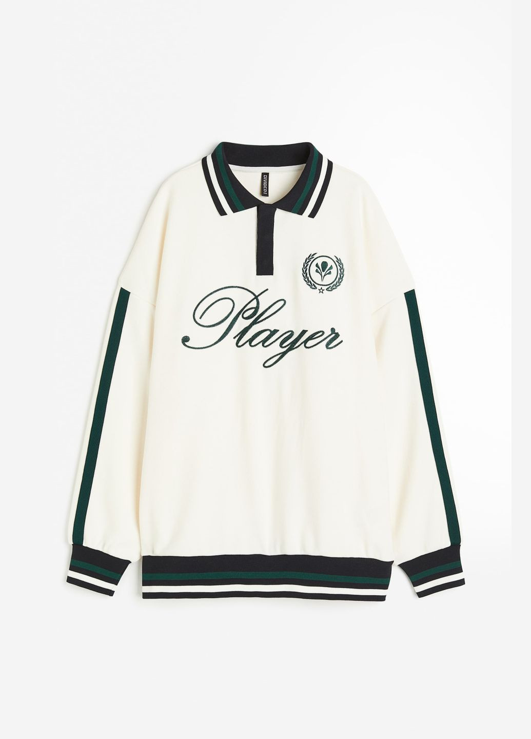 Реглан регби с вышитым гербом H&M (300934360)