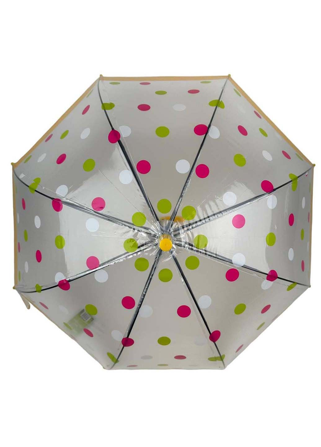 Дитяча прозора парасолька-тростина напівавтомат Rain (289977300)