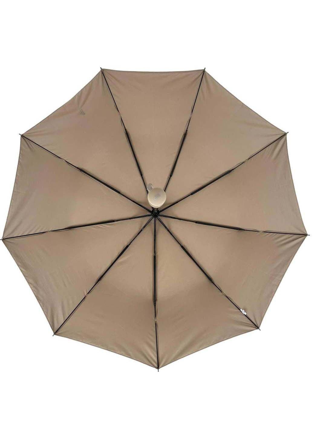 Женский однотонный зонт полуавтомат на 9 спиц Toprain (289977421)