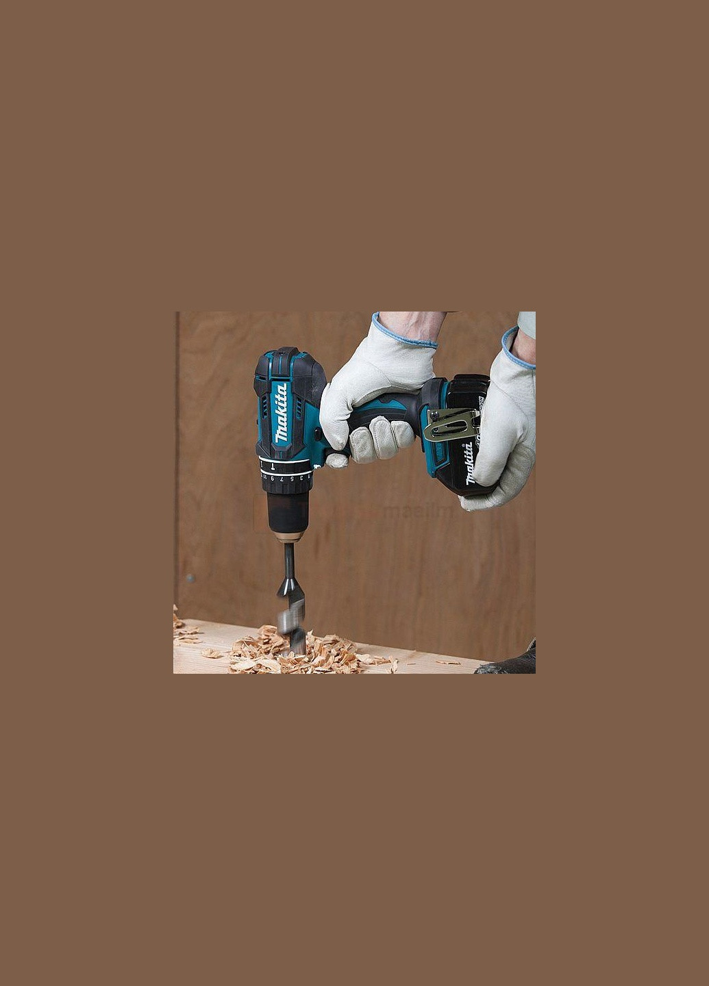 Аккумуляторная дрель-шуруповерт с ударом DHP482Z LXT (18В, 62/36Нм) электрический ручной ударный шуруповерт (4122) Makita (295030603)