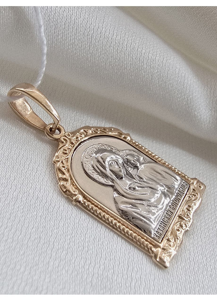 Золотая ладанка иконка «Божья Матерь Казанская» 440592-1п Столична Ювелірна Фабрика (363840202)