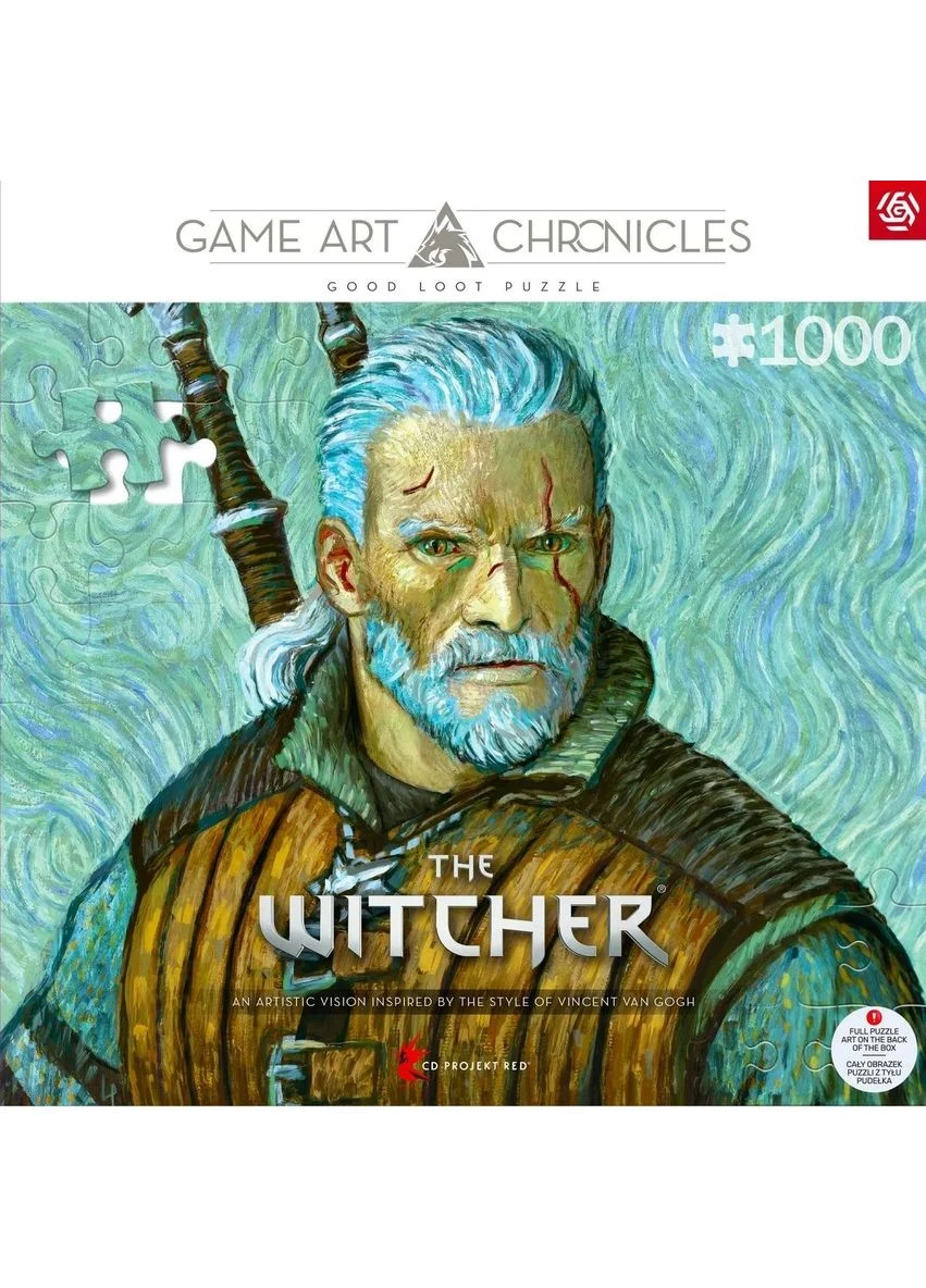 Пазл The Witcher Geralt of Rivia & Vincent van Gogh 1000 ел. GoodLoot (393459986)