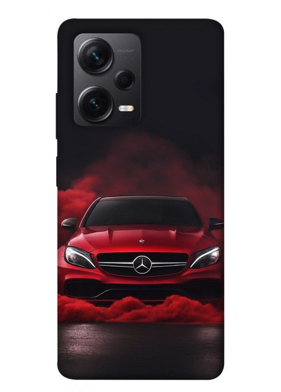 Чохол з принтом для Xiaomi Redmi Note 12 Pro+ 5G для Сяомі, ксіомі редмі ноте 12 про+ плюс Red Mercedes No Brand (338601089)