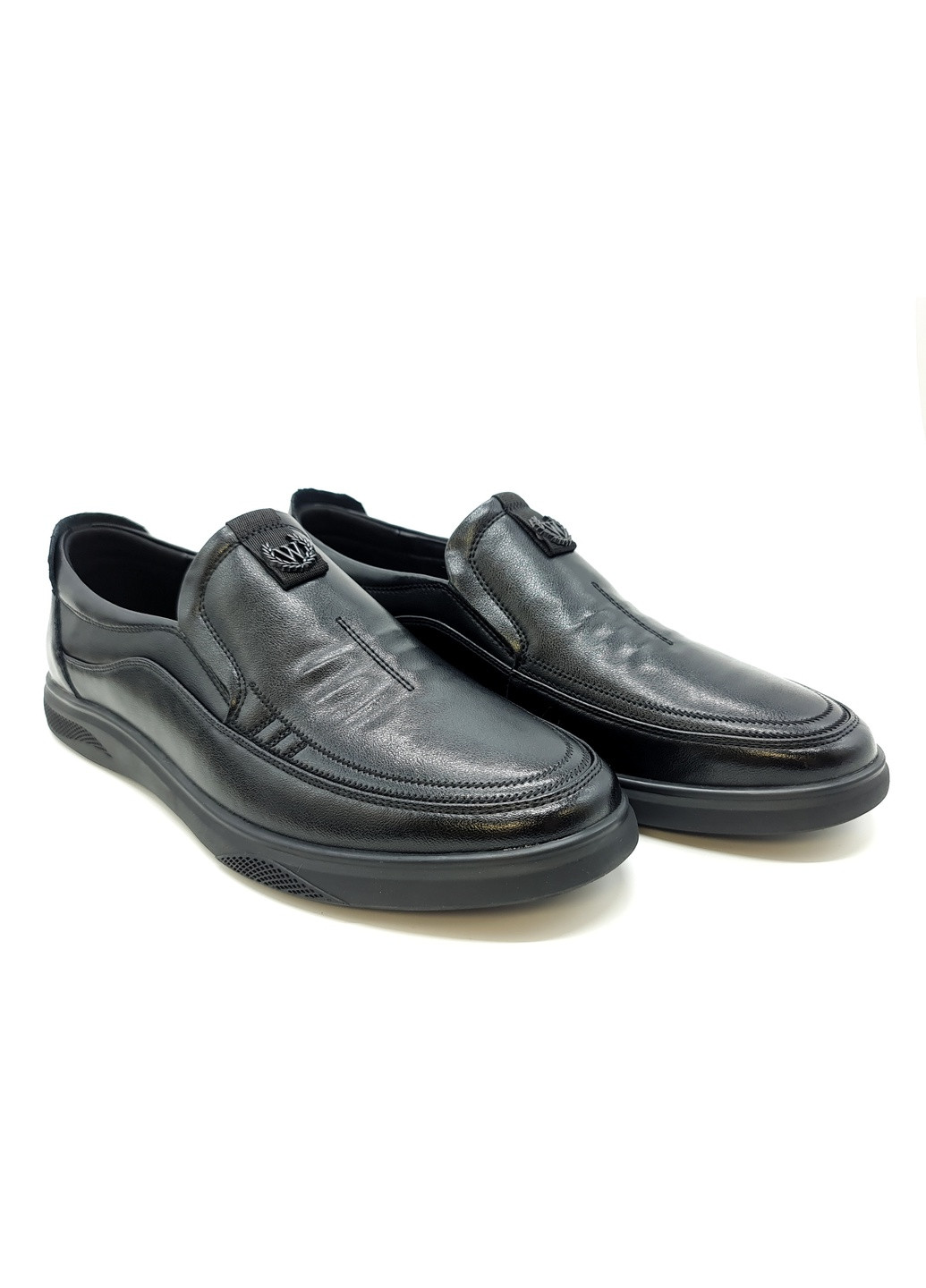 Черные мужские туфли черные кожаные ya-17-1 28,5 см (р) Yalasou