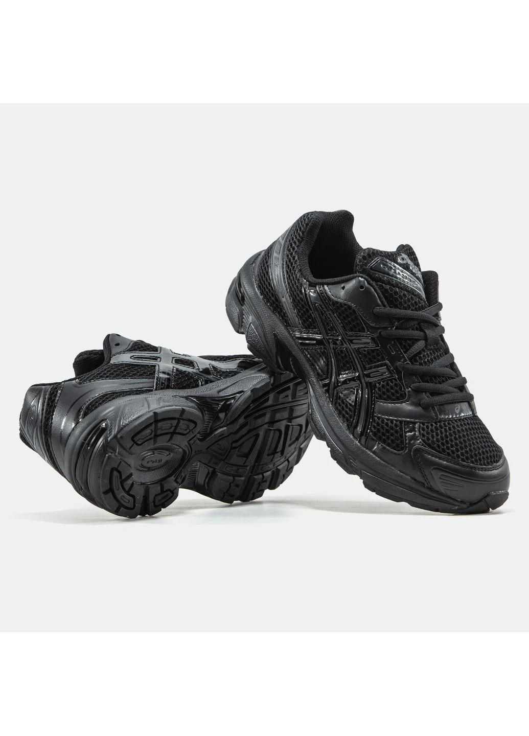Чорні кросівки чоловічі asics gel-1130 total black | асікс гель-1130 чорні демісезон No Brand