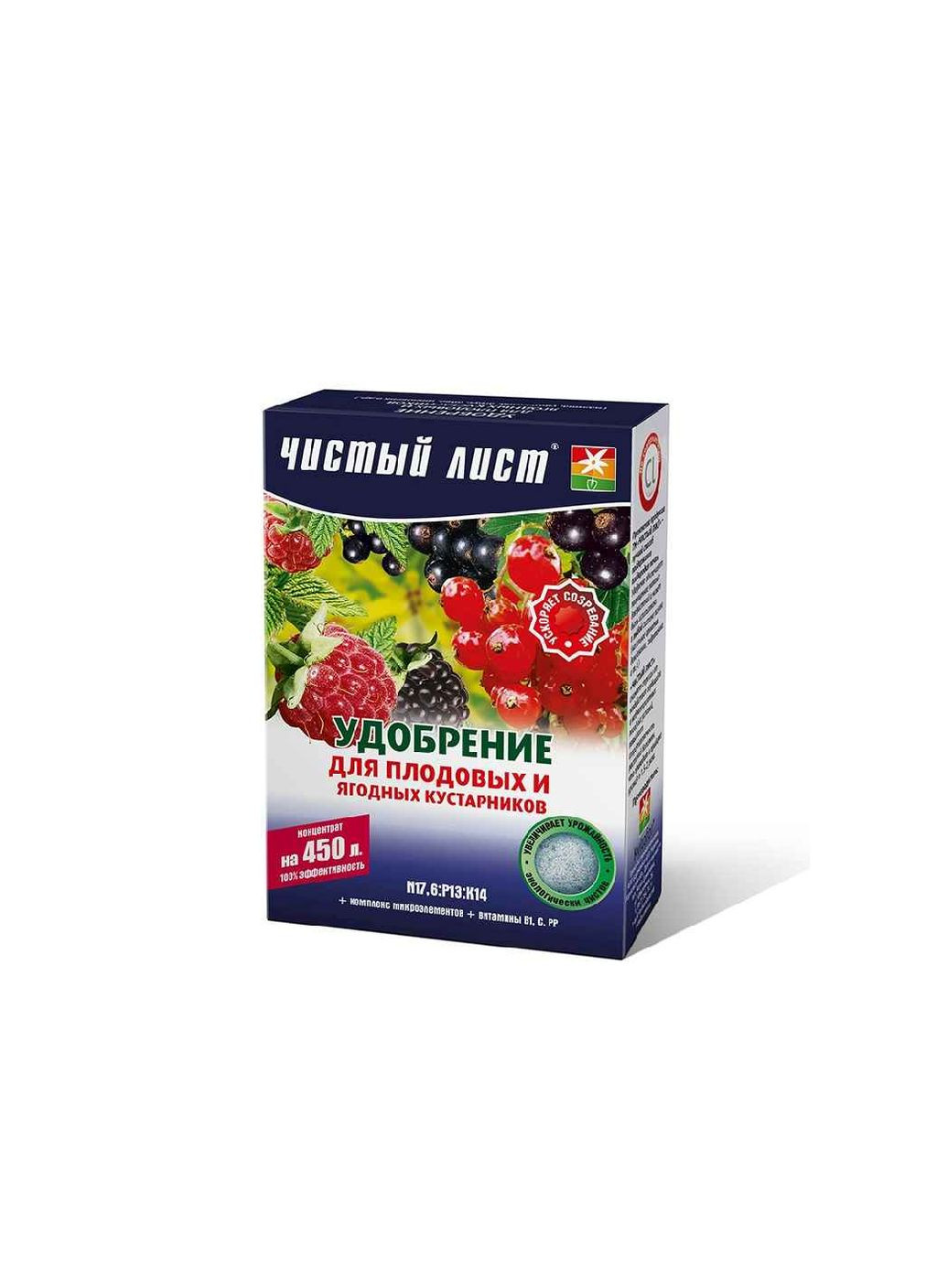 Добриво 300г кристалічне для Плодових та Ягідних кущів Чистий Лист (349451307)