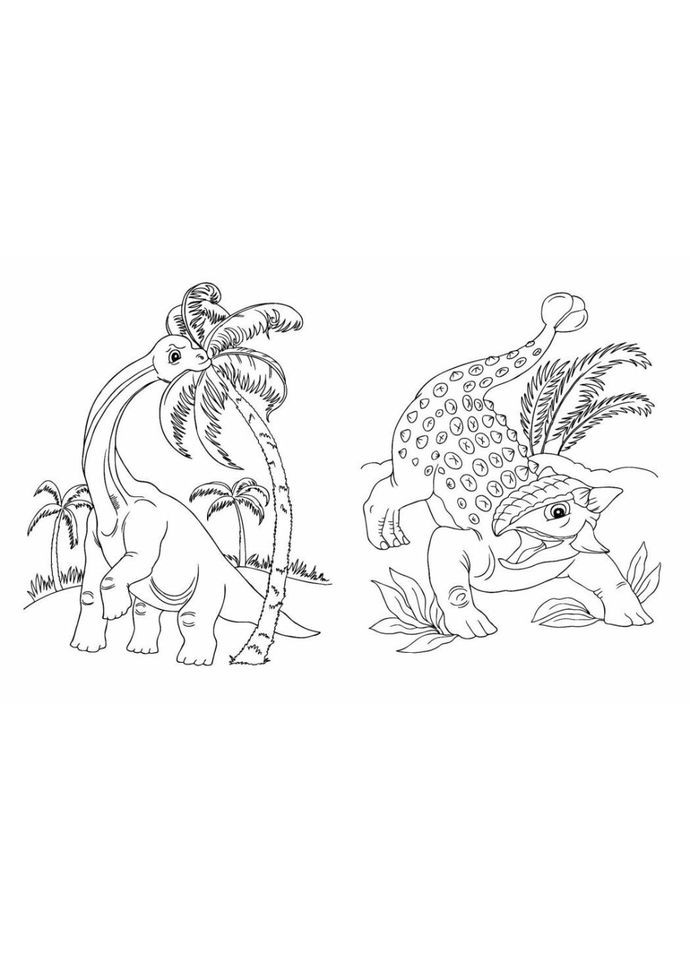 Большая книга раскрасок Динозавры 1736030, 64 страницы Ranok Creative (366975223)