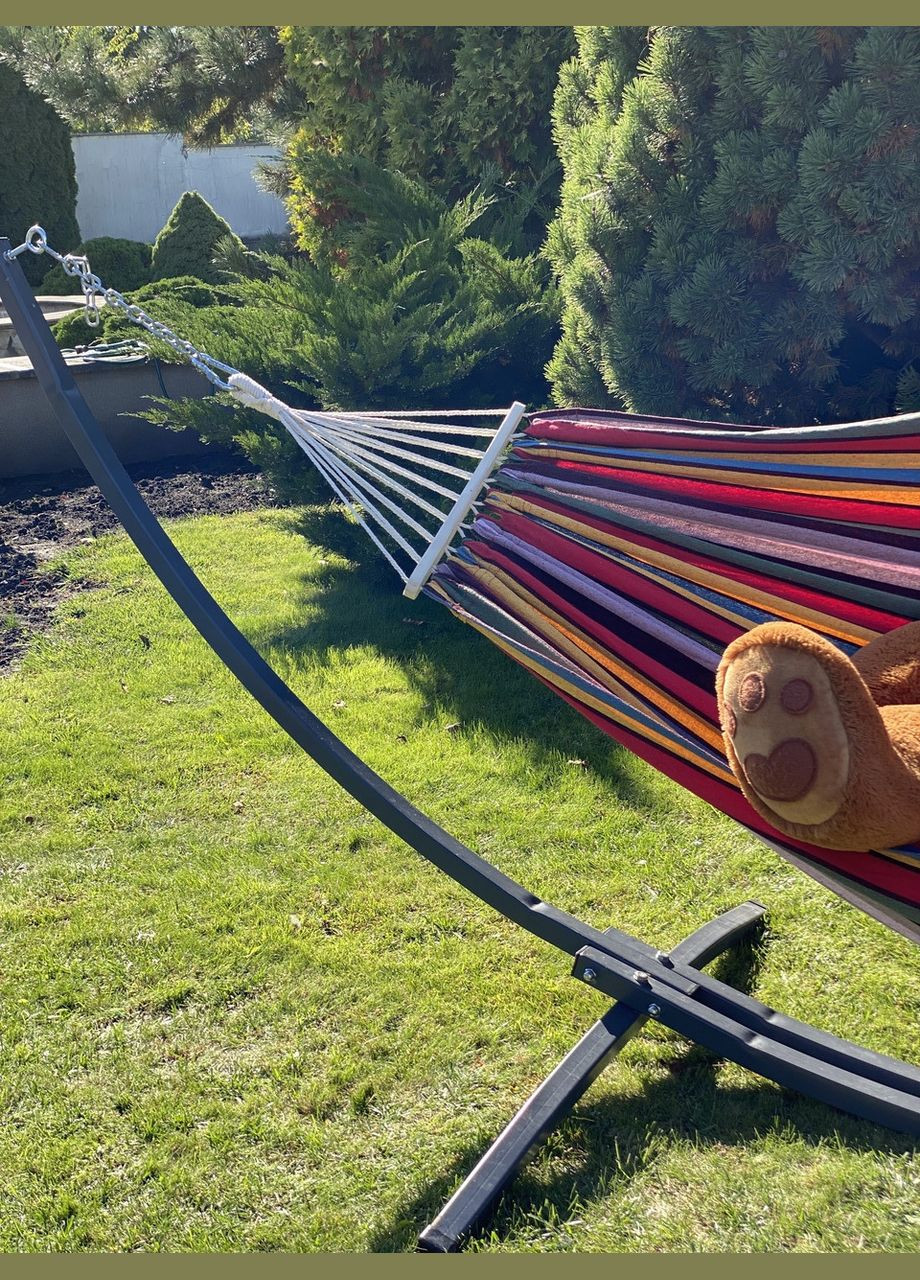 Одноместный гамак с планкой SUMMER классический XL 200х100 WCG (346529296)