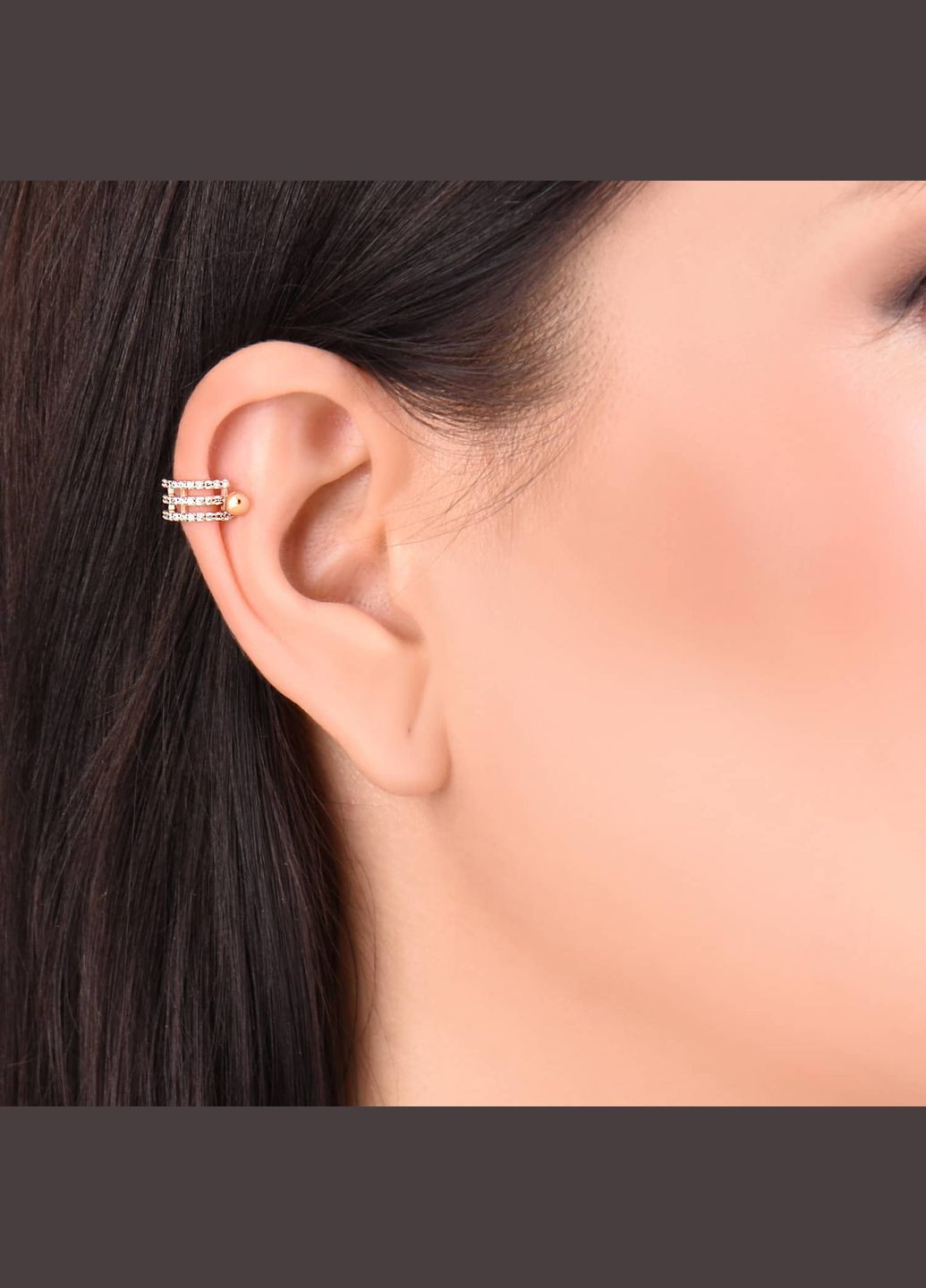 Золота сережка-кафа (з40081) IRIJ (331016838)