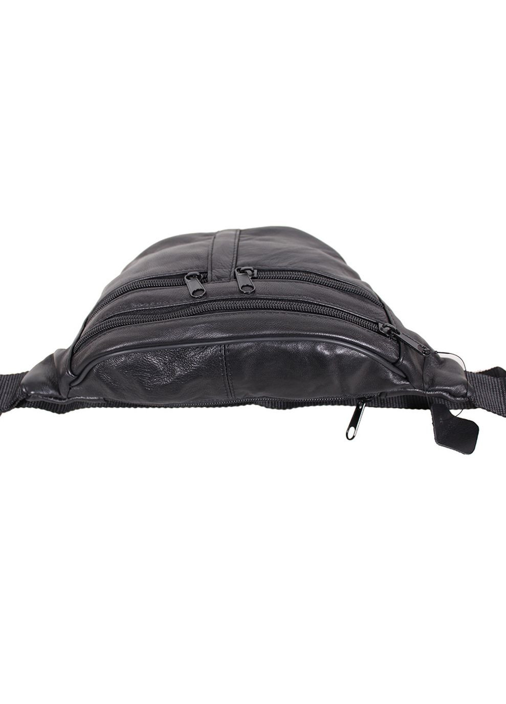 Мужская кожаная сумка на пояс SW903 черная No Brand (370848420)