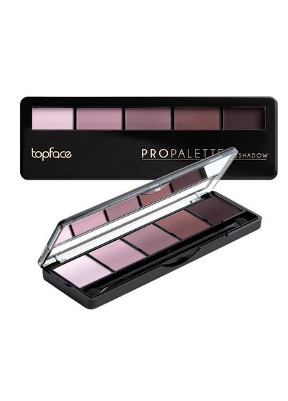 Тени для век 5-цветные "Pro Palette Eyeshadow" [017 - матовые] (8 г) TopFace (334869441)
