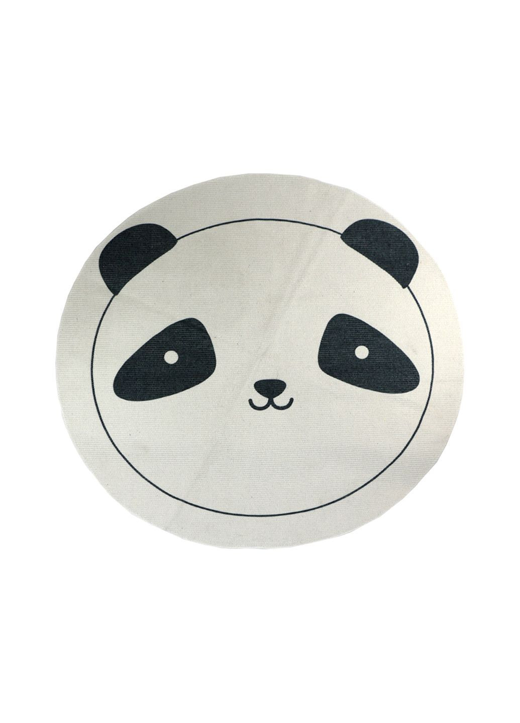 Круглий килимок для дитячої кімнати Панда 80 см комбінований Aldi (339864061)