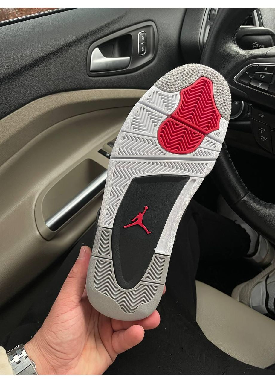 КРОССОВКИ ЖЕНСКИЕ NIKE AIR JORDAN 4 INFARED НАЙК АИР ДЖОРДАН No Brand белые демисезоны (367176564)