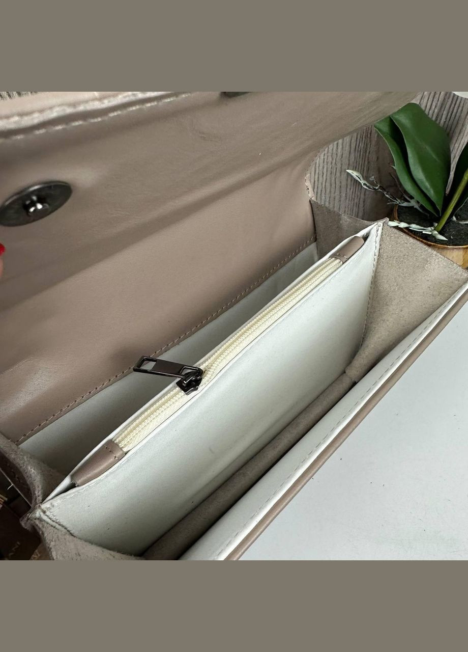 Женская кожаная сумочка клатч с цепочкой на плече. Минисумка из натуральной кожи No Brand (334730863)