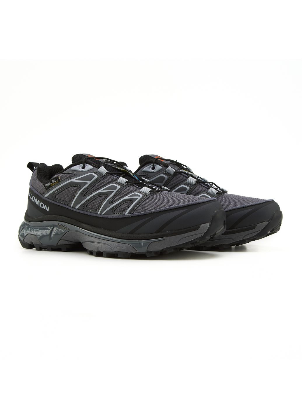 Серые демисезонные кроссовки мужские salomon xa pro street thinsulate gtx black grey саломон xt-6 No Brand