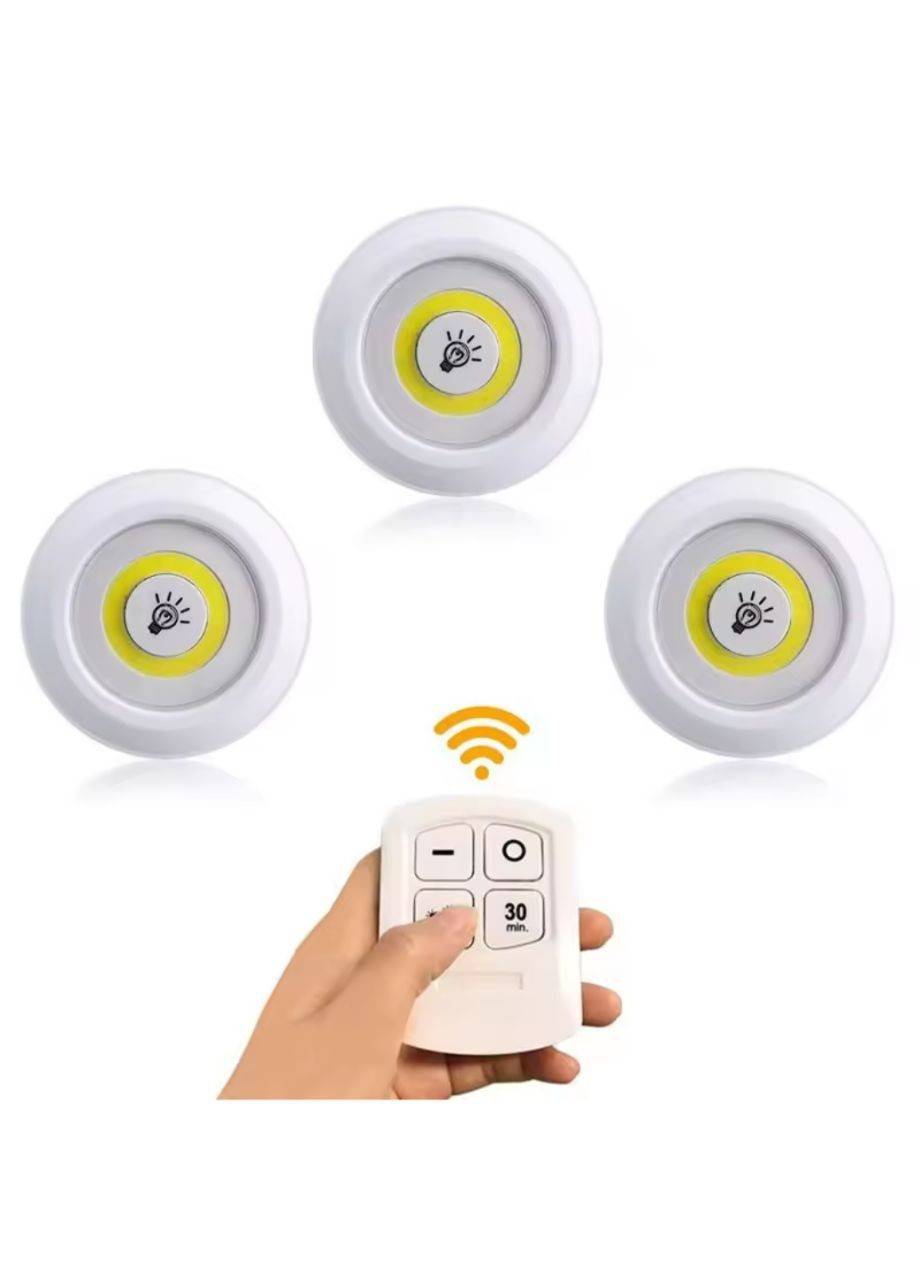 Комплект портативных светильников на батарейках с пультом No Brand 4159-10 (299545402)