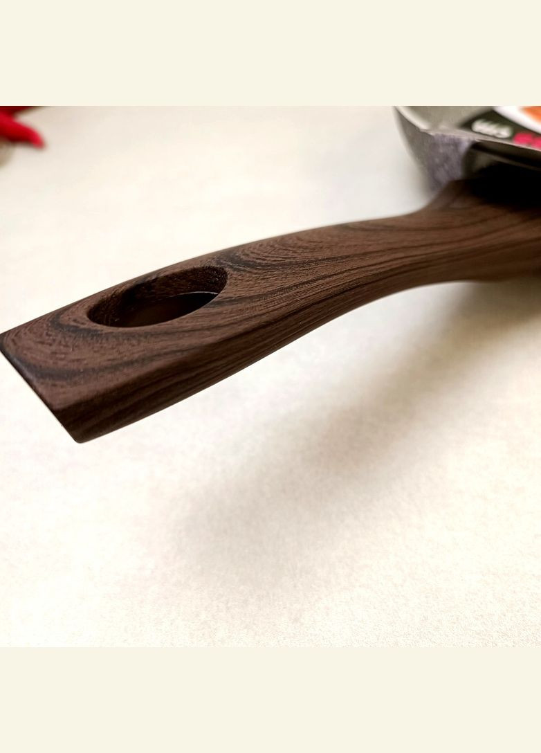 Сковорода 28 см з антипригарним покриттям Grey marble для індукції та газу Kamille (303211731)