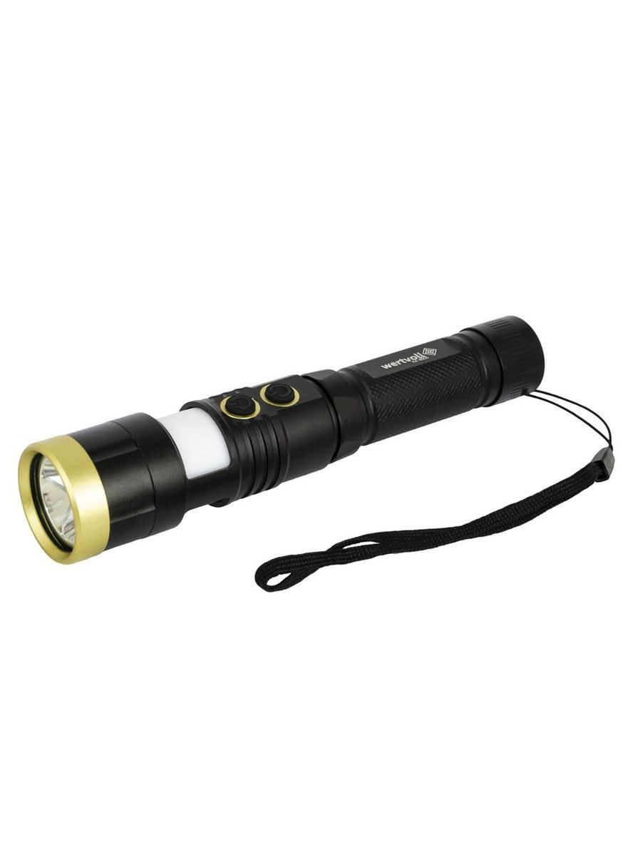 Фонарь магнитный 8 режимов, LED+WHITE/RED/BLUE IP44, Li-ion 2000 mAh/t (RX-8006) Wertvoll (340911206)