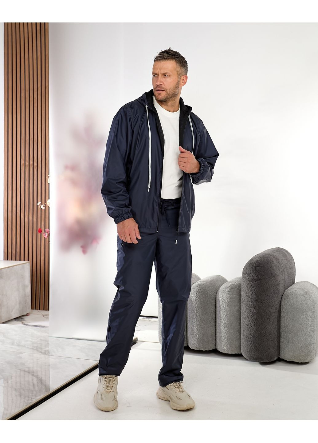 Чоловічий демісезонний костюм із плащівки – легкість та захист від негоди Tailer (361948855)