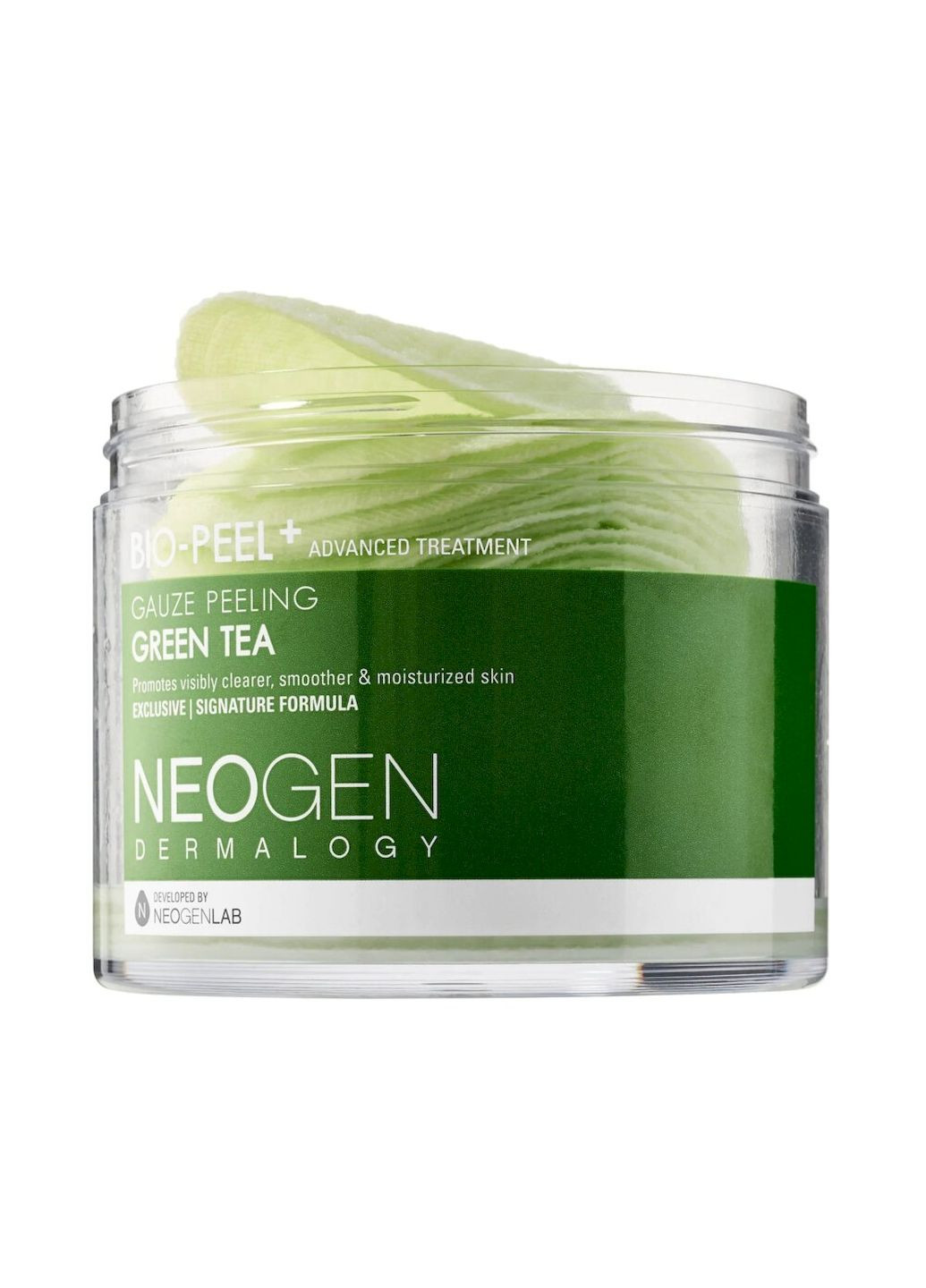 Трехслойные пилинговые диски Bio-Peel Gauze Peeling Green Tea с зеленым чаем, 30 шт, 200 мл Neogen (353745453)
