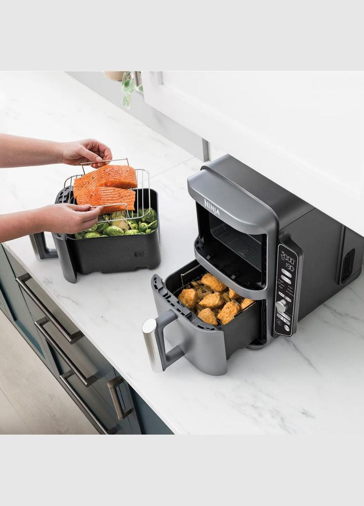 Мультипіч (аерофритюрниця) Double Stack XL 2-Level Air Fryer 9.5L (SL400EU) Ninja (314982430)