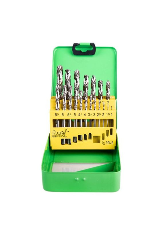 Набір свердел по металу 1-10 мм (через 0,5 мм), 19 шт DB-19110 Alloid (305575667)