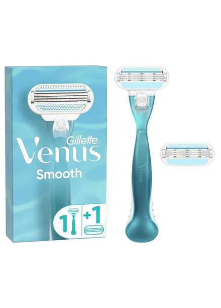 Станок для гоління жіночий (Бритва) Venus Smooth з 1 змінними картриджами Gillette (346493576)