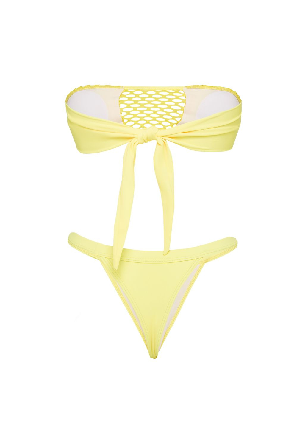 Желтый летний купальник No Brand