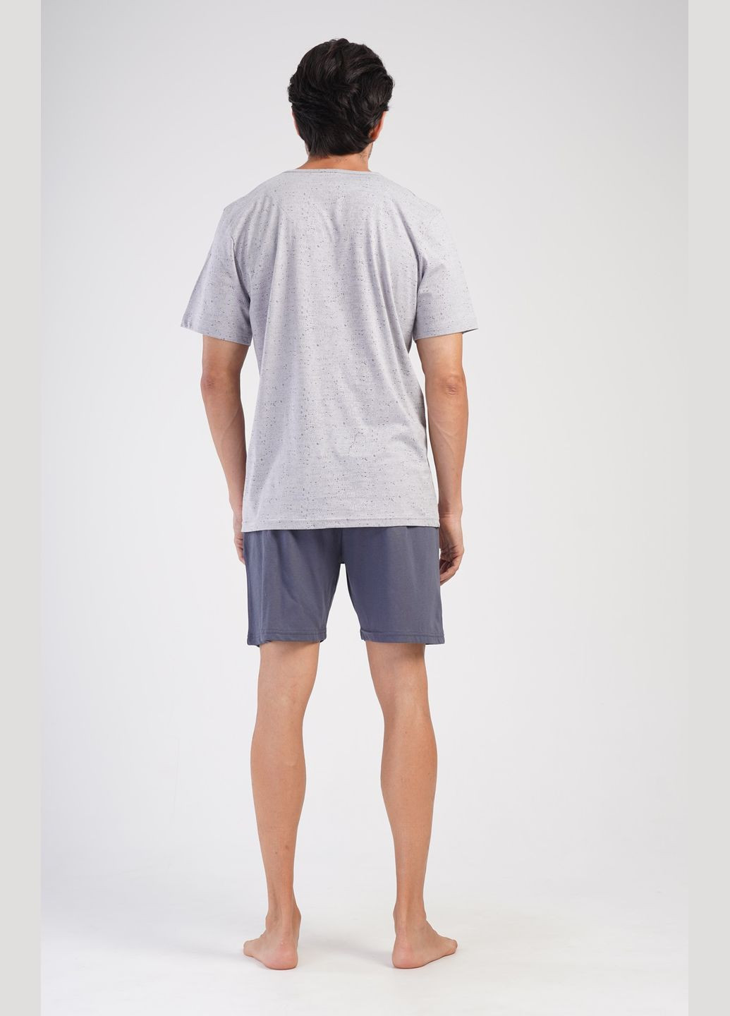Пижама хлопковая мужская (футболка, шорты) Vienetta (317285880)