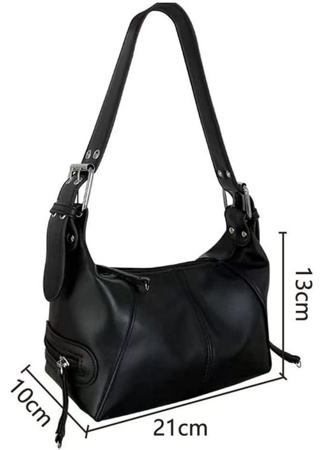 Сумка багет женская черная (RN-231) No Brand (352192196)