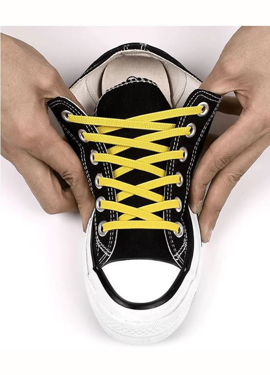 Еластичні плоскі шнурки 6мм із застібками PRC (313438372)