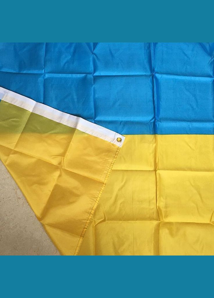 Український прапор. Прапор України. Ukrainian flag. Прапор 150*90 см поліестер RESTEQ (315797164)