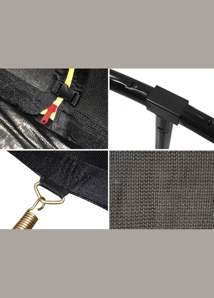 Дитячий батут на опорах із захисною сіткою та сходами 183 см Home (329689031)