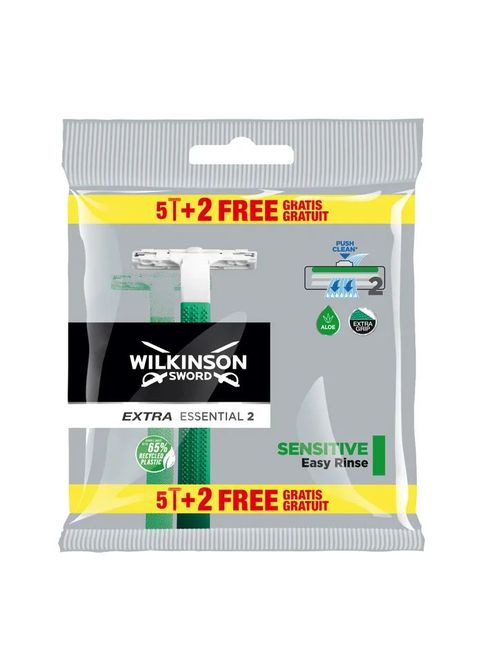Бритва Extra 2 Essential Sensitive 5+2 шт. (4027800348206) Wilkinson Sword Extra 2 Essential Sensitive 5+2 шт. (349822564)