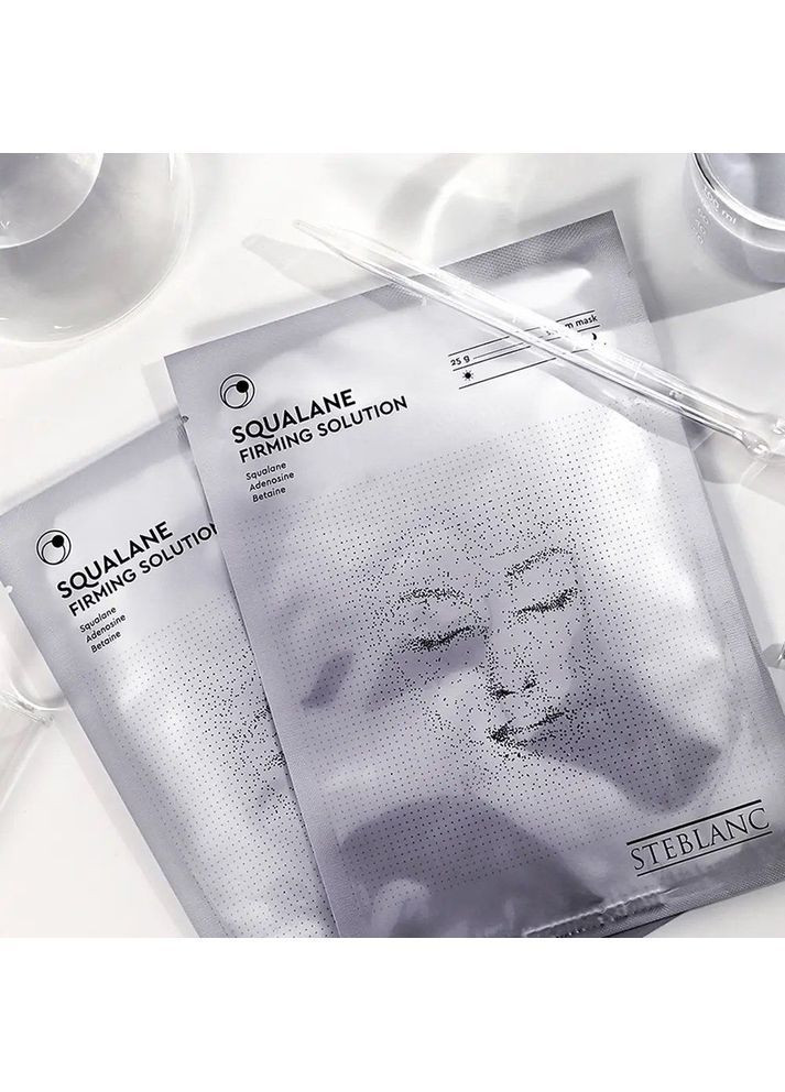 Тканинна маска-сироватка Squalane Firming Solution Зміцнююча зі скваланом, 25 г Steblanc (366529672)