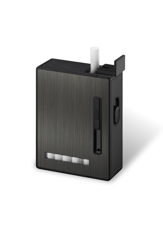 Портсигар для сигарет 20 штук со встроенной плазменной зажигалкой 2 в 1 Dom (293275145)